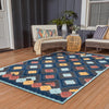 Caribbean Terrace Collection Area Rug -  Tobago Rectangle Charcoal  lifestyle 29