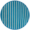 Serenity Pines Collection Area Rug - WhisperCreek Round Blue White  lifestyle 4