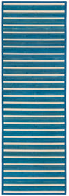 Serenity Pines Collection Area Rug - WhisperCreek Runner Blue White  lifestyle 5