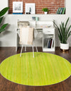 Serenity Pines Collection Area Rug - WhisperCreek Round Green  lifestyle 80
