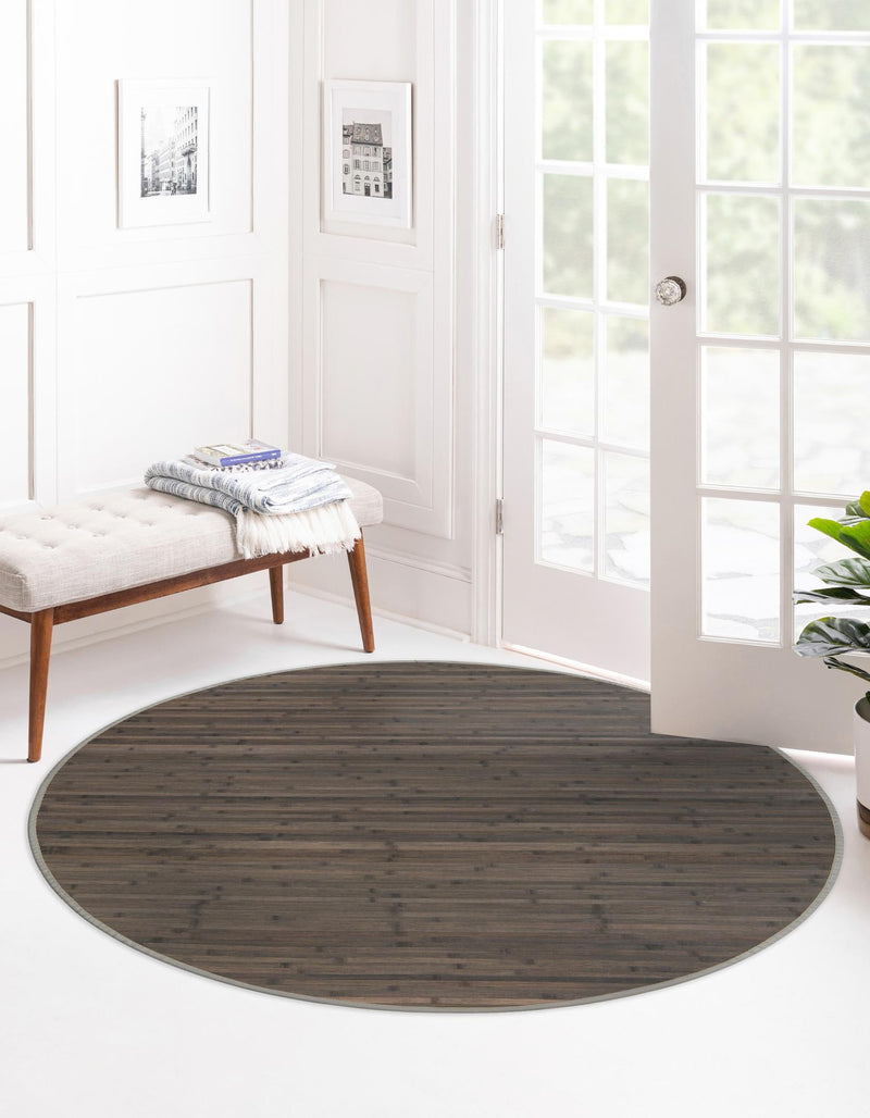 Serenity Pines Collection Area Rug - WhisperCreek Round Gray  lifestyle 112