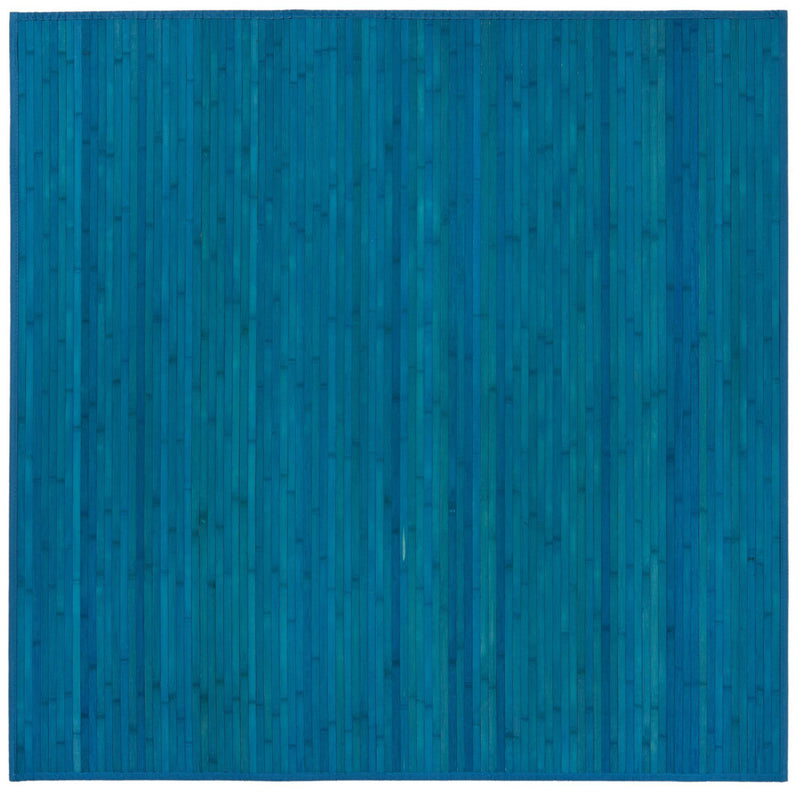 Serenity Pines Collection Area Rug - WhisperCreek Square Blue  lifestyle 54