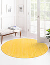 Serenity Pines Collection Area Rug - WhisperCreek Round Yellow  lifestyle 119