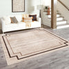 Serenity Sands Collection Area Rug -  Hushhaven Square Brown  lifestyle 165