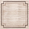 Serenity Sands Collection Area Rug -  Hushhaven Square Brown  lifestyle 32