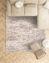 Serenity Sands Collection Area Rug - Dunescape Square Brown  lifestyle 137