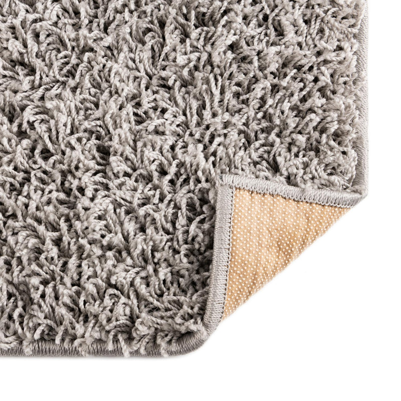 Cozy Haven Shag Collection Area Rug - Sanctuary (Cloud Gray) Rectangle Cloud Gray  lifestyle 8
