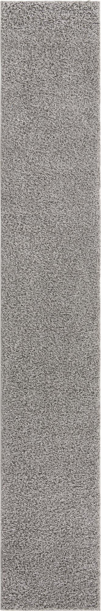 Cozy Haven Shag Collection Area Rug - Sanctuary (Cloud Gray) Runner Cloud Gray  lifestyle 10