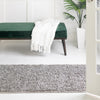 Cozy Haven Shag Collection Area Rug - Sanctuary (Cloud Gray) Runner Cloud Gray  lifestyle 28