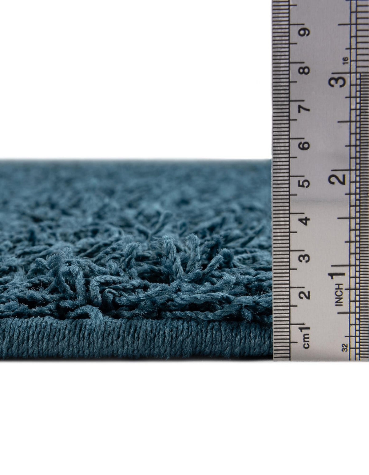 Cozy Haven Shag Collection Area Rug - Sanctuary Rectangle Sapphire Blue  lifestyle 12