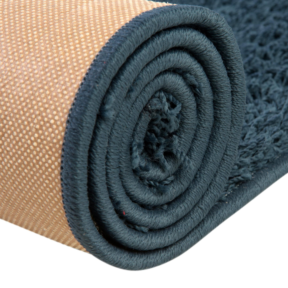 Cozy Haven Shag Collection Area Rug - Sanctuary Rectangle Sapphire Blue  lifestyle 31
