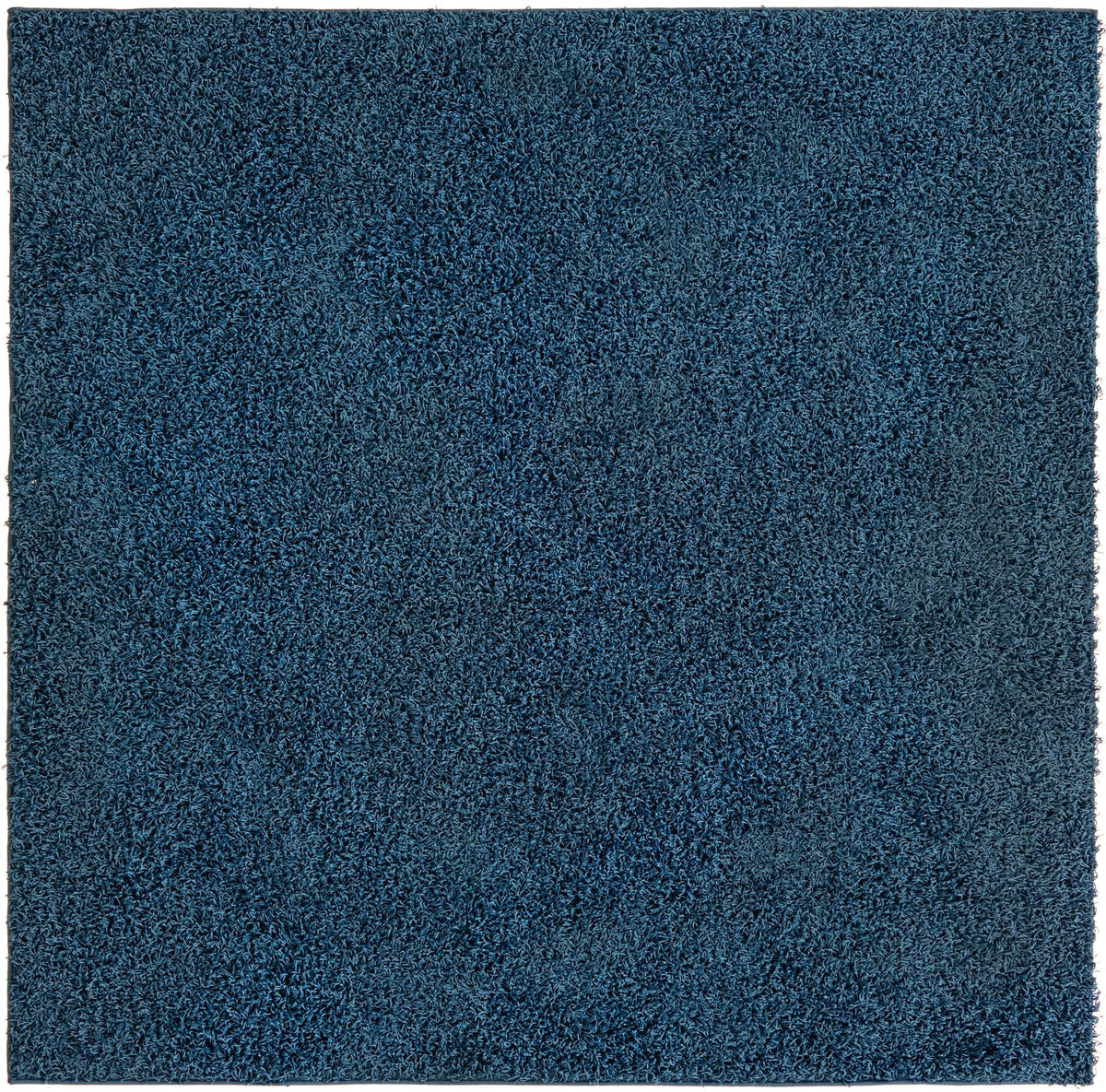 Cozy Haven Shag Collection Area Rug - Sanctuary Square Sapphire Blue  lifestyle 44