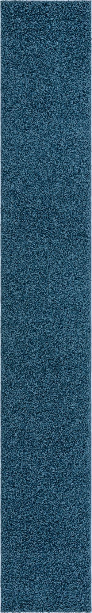 Cozy Haven Shag Collection Area Rug - Sanctuary Runner Sapphire Blue  lifestyle 45