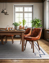Serenity Sands Collection Area Rug -  Hushhaven Square Gray  lifestyle 95