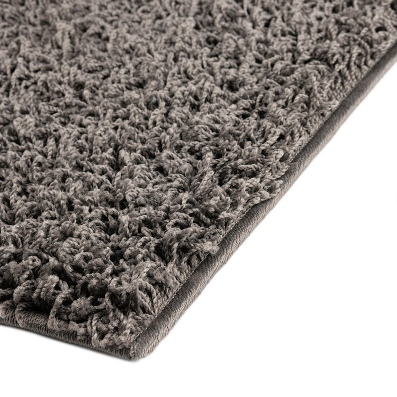 Cozy Haven Shag Collection Area Rug - Sanctuary (Graphite Gray) Rectangle Graphite Gray  lifestyle 6