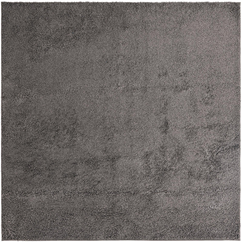 Cozy Haven Shag Collection Area Rug - Sanctuary (Graphite Gray) Square Graphite Gray  lifestyle 11
