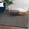 Cozy Haven Shag Collection Area Rug - Sanctuary (Graphite Gray) Square Graphite Gray  lifestyle 28