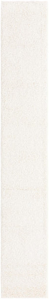 Cozy Haven Shag Collection Area Rug - Sanctuary (Snow White) Runner Snow White  lifestyle 15