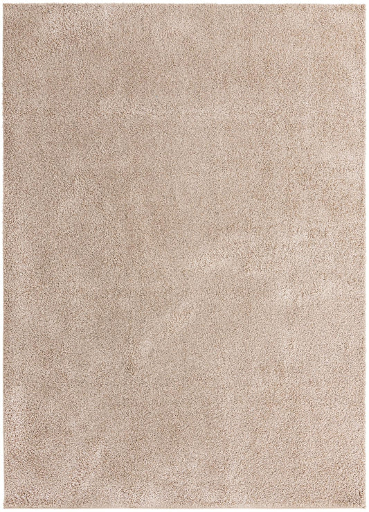 Cozy Haven Shag Collection Area Rug - Sanctuary (Taupe) Rectangle Taupe Main