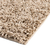 Cozy Haven Shag Collection Area Rug - Sanctuary (Taupe) Rectangle Taupe  lifestyle 7