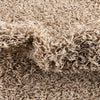Cozy Haven Shag Collection Area Rug - Sanctuary (Taupe) Rectangle Taupe  lifestyle 8
