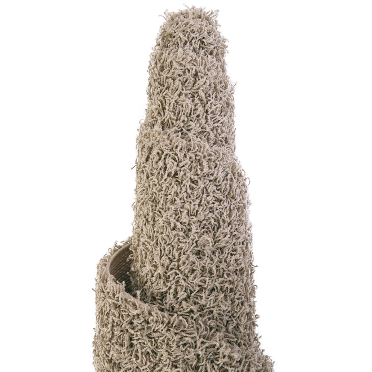 Cozy Haven Shag Collection Area Rug - Sanctuary (Taupe) Rectangle Taupe  lifestyle 11