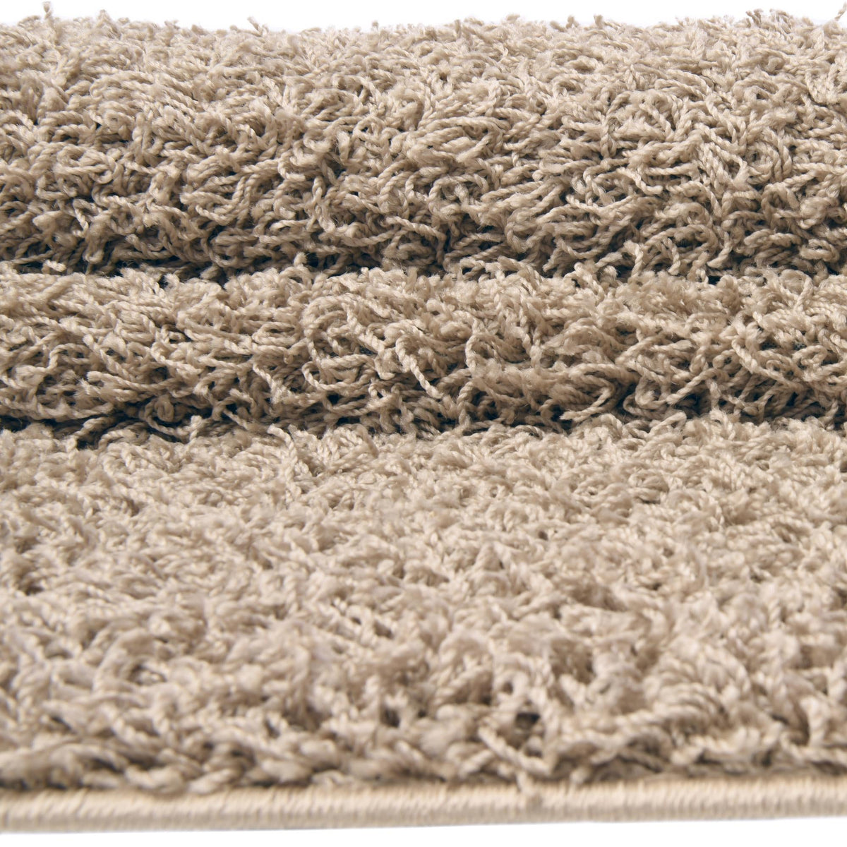 Cozy Haven Shag Collection Area Rug - Sanctuary (Taupe) Rectangle Taupe  lifestyle 14