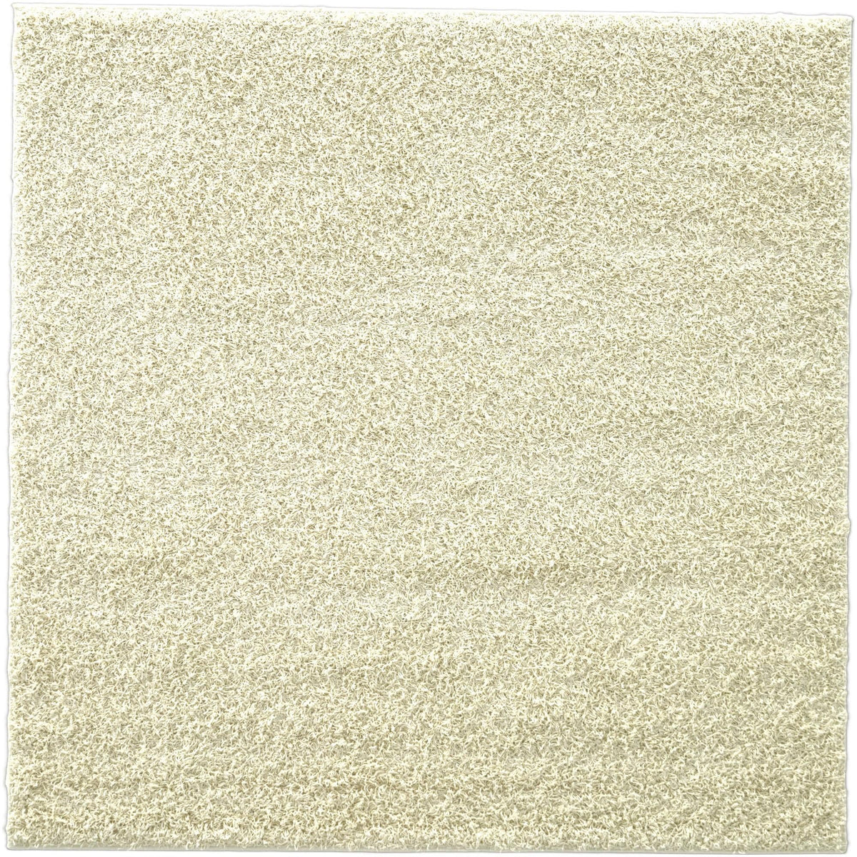 Cozy Haven Shag Collection Area Rug - Sanctuary Square Pure Ivory  lifestyle 47