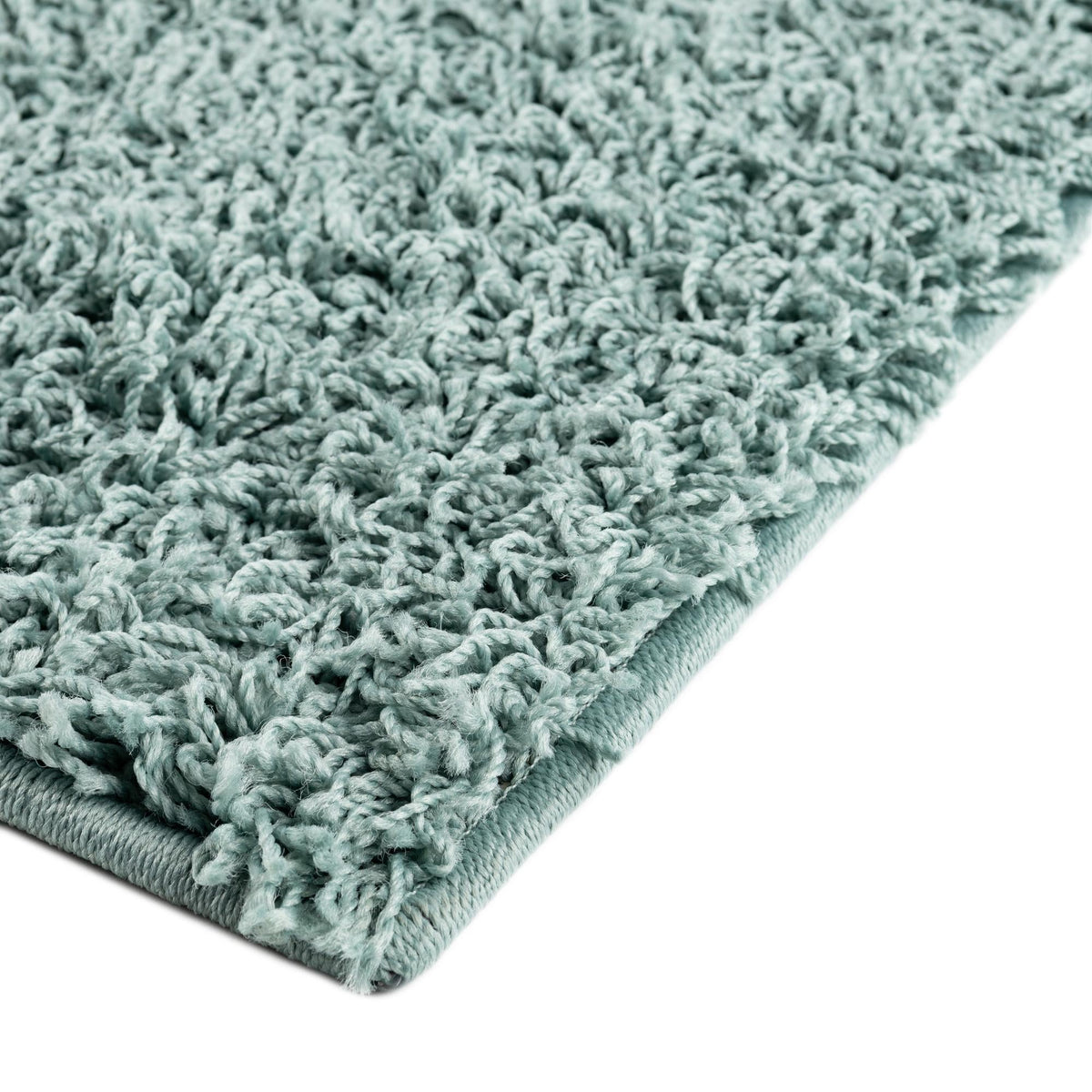 Cozy Haven Shag Collection Area Rug - Sanctuary Rectangle Light Slate Blue  lifestyle 19