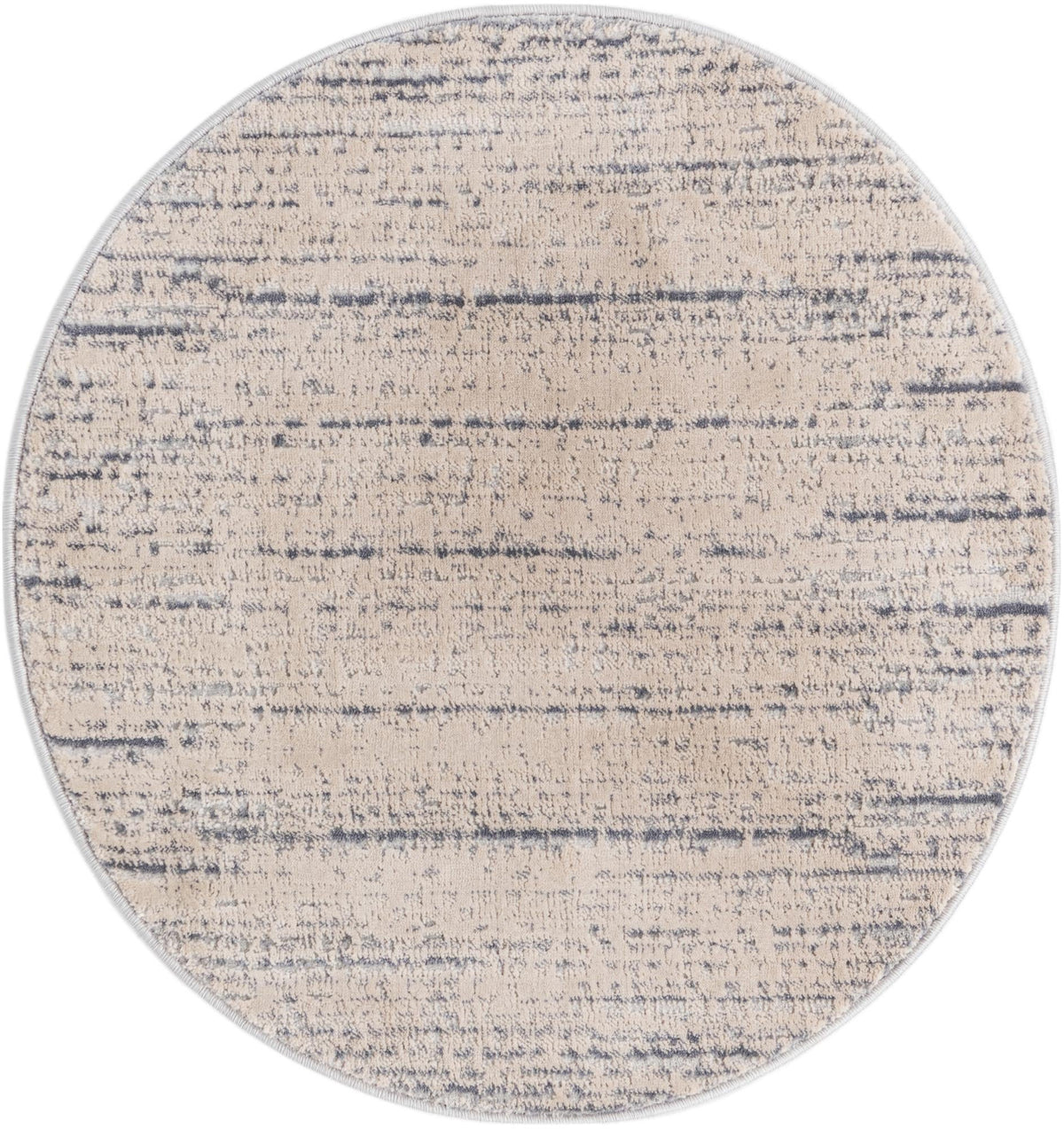 Serenity Sands Collection Area Rug -  Tranquilbay Round Cream  lifestyle 25