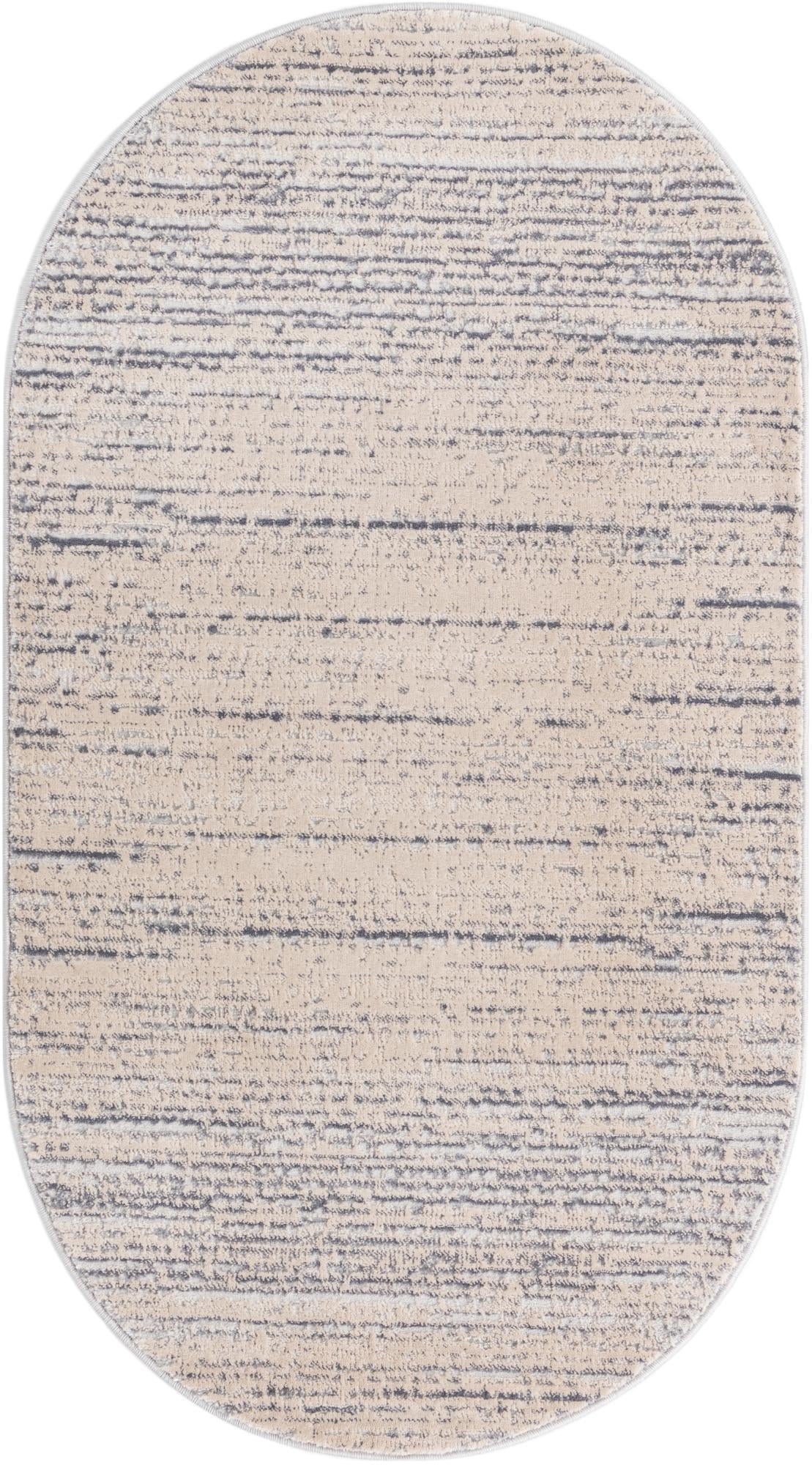Serenity Sands Collection Area Rug -  Tranquilbay Oval Cream  lifestyle 29