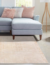 Sahara Elegance Collection Area Rug - Marrakech Rectangle Ivory and Gold  lifestyle 3