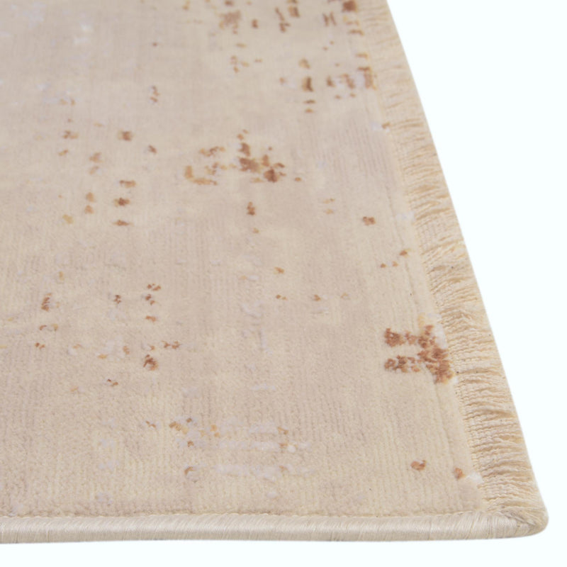 Sahara Elegance Collection Area Rug - Marrakech Rectangle Ivory and Gold  lifestyle 6