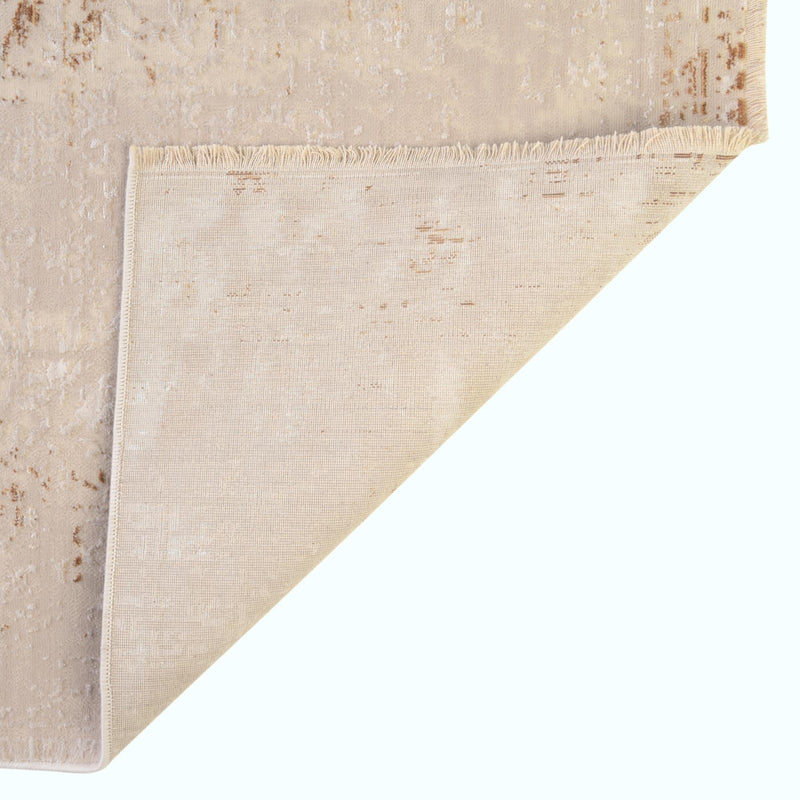 Sahara Elegance Collection Area Rug - Marrakech Rectangle Ivory and Gold  lifestyle 8