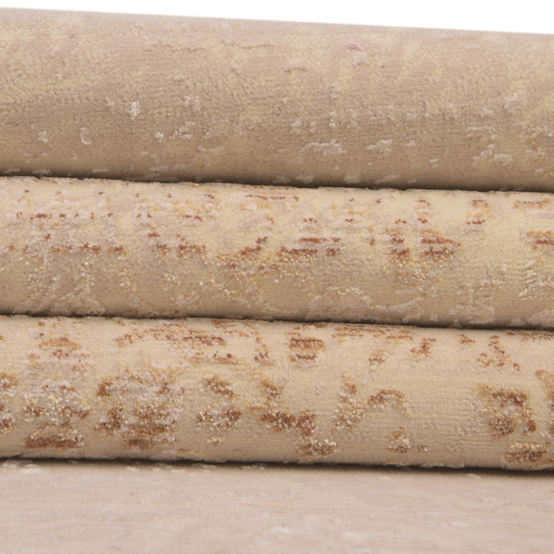 Sahara Elegance Collection Area Rug - Marrakech Rectangle Ivory and Gold  lifestyle 13