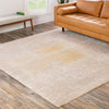 Sahara Elegance Collection Area Rug - Marrakech Square Ivory and Gold  lifestyle 58