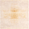 Sahara Elegance Collection Area Rug - Marrakech Square Ivory and Gold  lifestyle 16