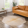 Sahara Elegance Collection Area Rug - Marrakech Octagon Ivory and Gold  lifestyle 59