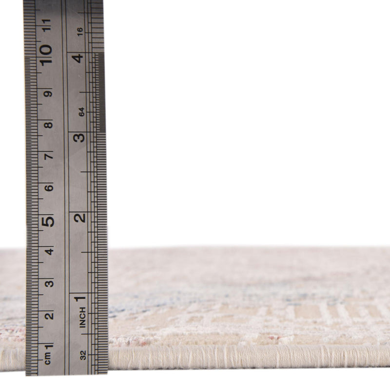 Sahara Elegance Collection Area Rug -  Essaouira Rectangle Ivory and Gray  lifestyle 4