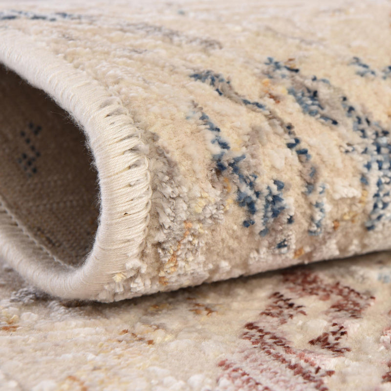 Sahara Elegance Collection Area Rug -  Essaouira Rectangle Ivory and Gray  lifestyle 5