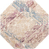 Sahara Elegance Collection Area Rug -  Essaouira Octagon Ivory and Gray  lifestyle 19