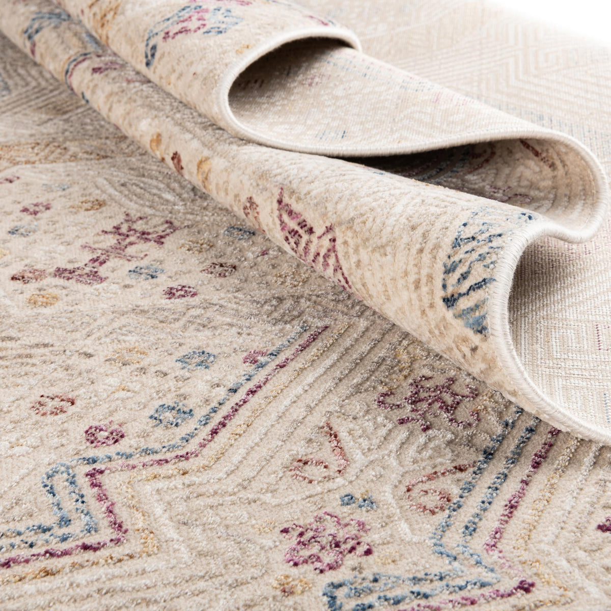 Sahara Elegance Collection Area Rug -  Merzouga Rectangle Ivory  lifestyle 12