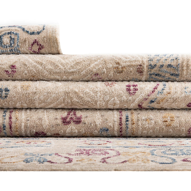 Sahara Elegance Collection Area Rug -  Merzouga Octagon Ivory  lifestyle 51