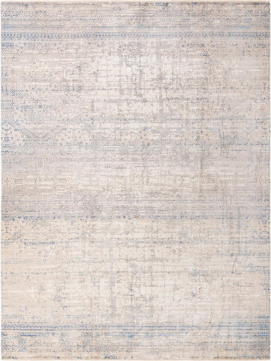 Sahara Elegance Collection Area Rug -  Ouarzazate Rectangle Gray Blue Main