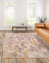 Sahara Elegance Collection Area Rug -  Chefchaouen Square Ivory  lifestyle 19