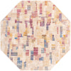 Sahara Elegance Collection Area Rug -  Chefchaouen Octagon Ivory  lifestyle 17