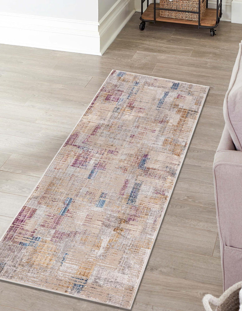 Sahara Elegance Collection Area Rug -  Chefchaouen Runner Ivory  lifestyle 21
