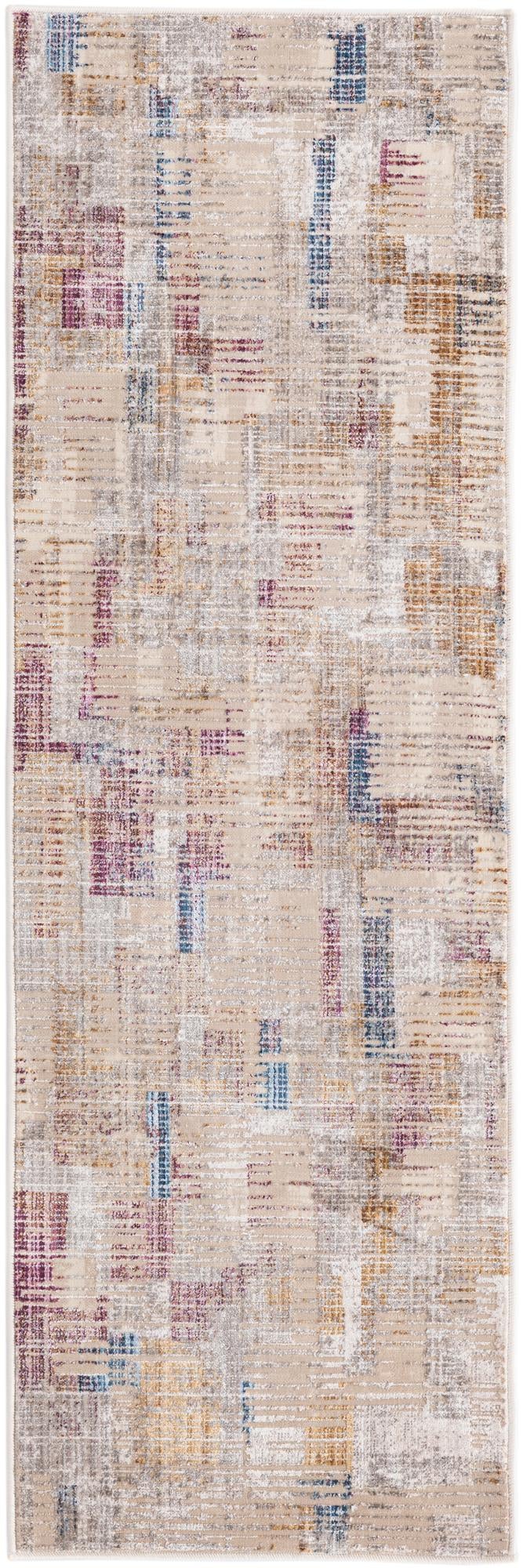 Sahara Elegance Collection Area Rug -  Chefchaouen Runner Ivory  lifestyle 18