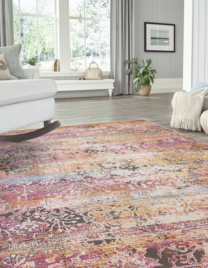 Sahara Elegance Collection Area Rug -  Nubia Rectangle Multi  lifestyle 3