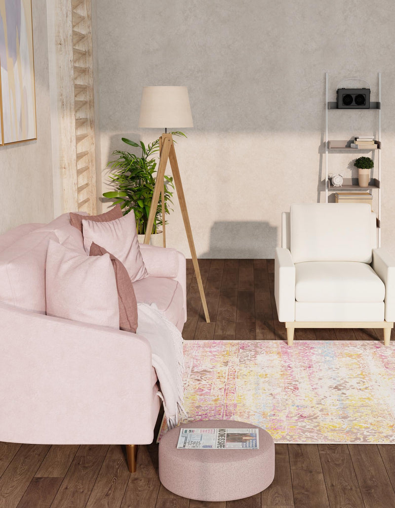 Sahara Elegance Collection Area Rug -  Nubia Square Multi  lifestyle 22